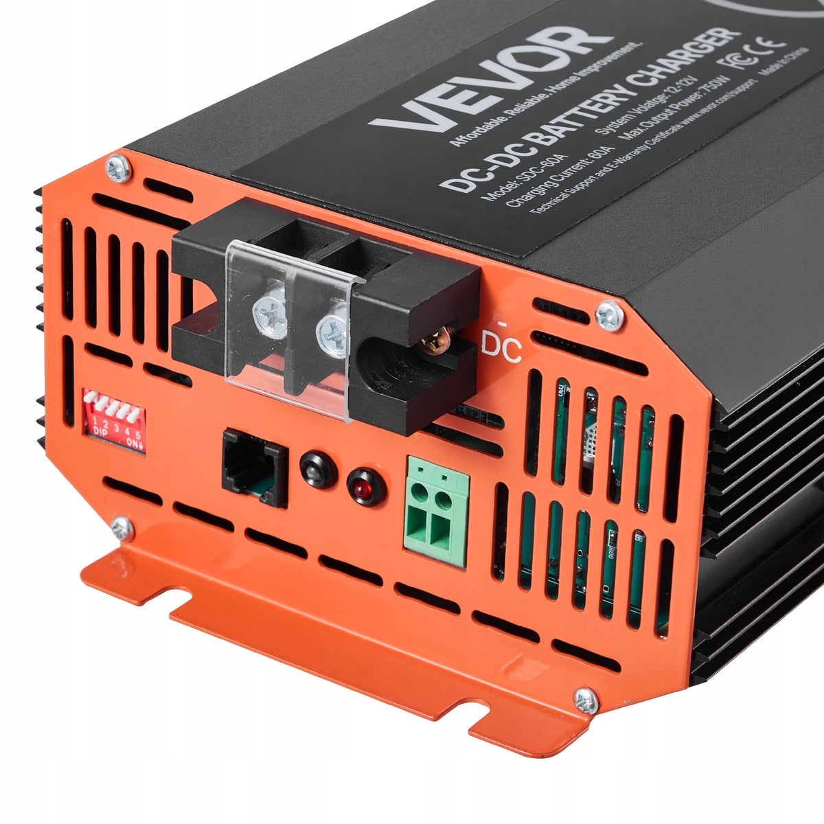 VEVOR DC TO DC BATTERY CHARGER 12V 60A 750W COMPACT POWERFUL BEST