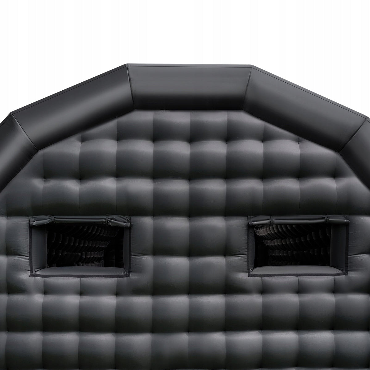 VEVOR 8X6X4M INFLATABLE PARTY TENT BLACK WITH 1100W PREMIUM BLOWER