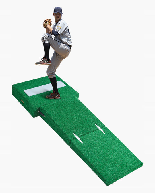 VEVOR 195 CM GREEN PROFESSIONAL PORTABLE BASEBALL PITCHING MOUND