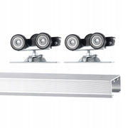 VEVOR Professional 5FT Aluminum Sliding Door Hardware Kit 220KG