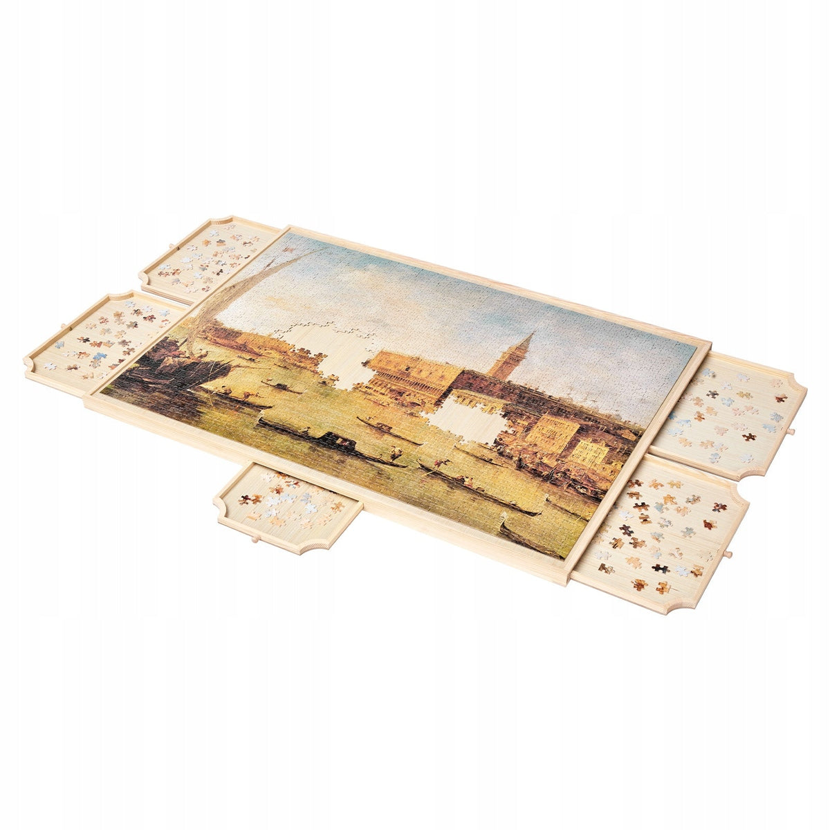 VEVOR PREMIUM ROTATING JIGSAW PUZZLE BOARD 2000 PIECES 5 DRAWERS