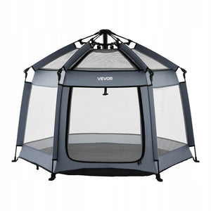 VEVOR PROFESSIONAL BABY PLAYPEN 150X150X106 CM WITH CANOPY