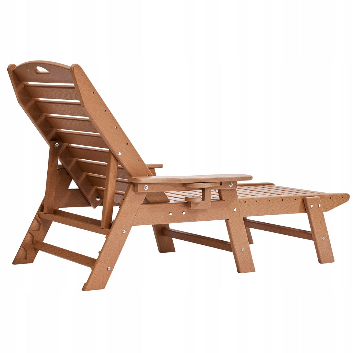 VEVOR HDPE GARDEN LOUNGER STRONG 181 KG 6-POSITION ADJUSTABLE ARMREST