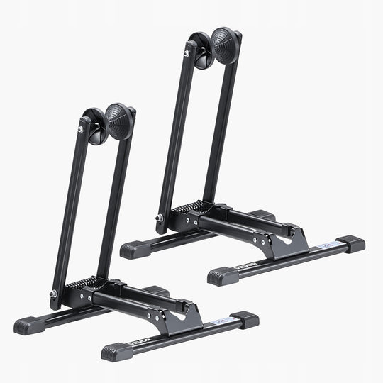 VEVOR BICYCLE RACK 2 PIECES FOLDABLE ADJUSTABLE COMPACT BLACK