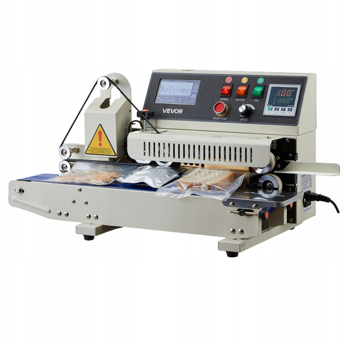 VEVOR PROFESSIONAL 6-12MM CONTINUOUS BAND SEALER WITH COUNTER