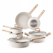 PREMIUM VEVOR 17-PIECE INDUCTION POT AND PAN SET WHITE