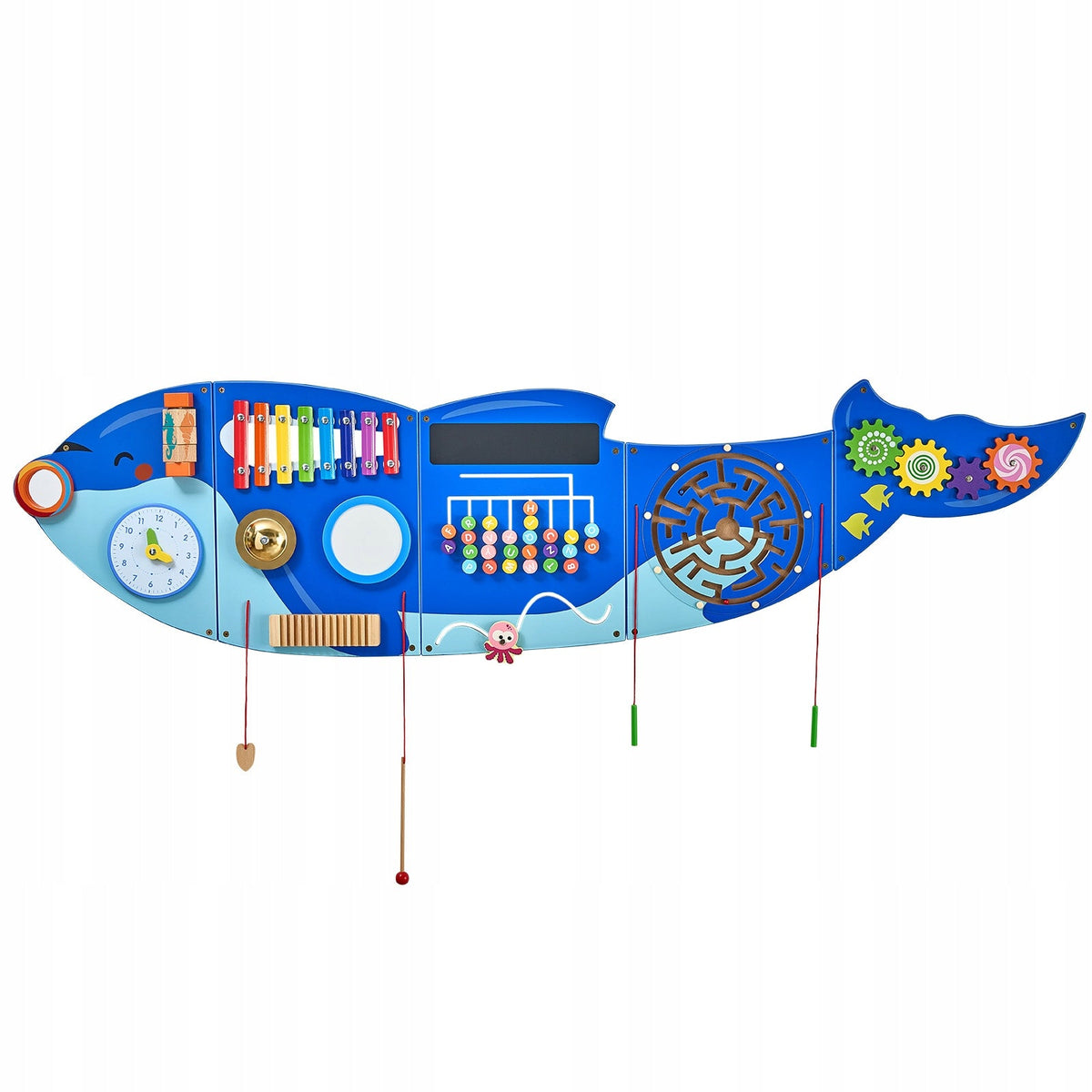 VEVOR ORCA ACTIVITY WALL EDUCATIONAL BOARD 12 PREMIUM MONTESSORI GAMES