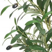 VEVOR ARTIFICIAL OLIVE TREE 180CM WITH BLACK POT REALISTIC LEAVES