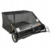 VEVOR LAWN SWEEPER 111.8 CM POWERFUL BRUSH LEAF COLLECTOR 700L