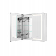 VEVOR PROFESSIONAL LED MIRROR BATHROOM CABINET 65X65 CM WITH TOUCH CONTROL