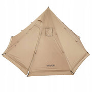 VEVOR TIPI 4-PERSON WATERPROOF CAMPING TENT WITH POWER CONNECTION STRONG