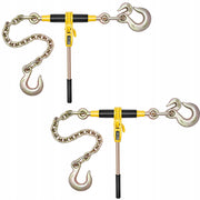 VEVOR PROFESSIONAL RATCHET LOAD BINDER WITH G80 CHAINS 10 MM X 62 CM