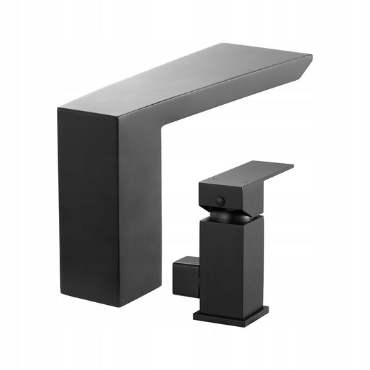VEVOR ROMAN BATHTUB FAUCET 3-HOLE MATTE BLACK STAINLESS STEEL