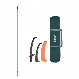 VEVOR TELESCOPIC PRUNING SAW 2.24-8.24M WITH SHEARS AND BAG STRONG