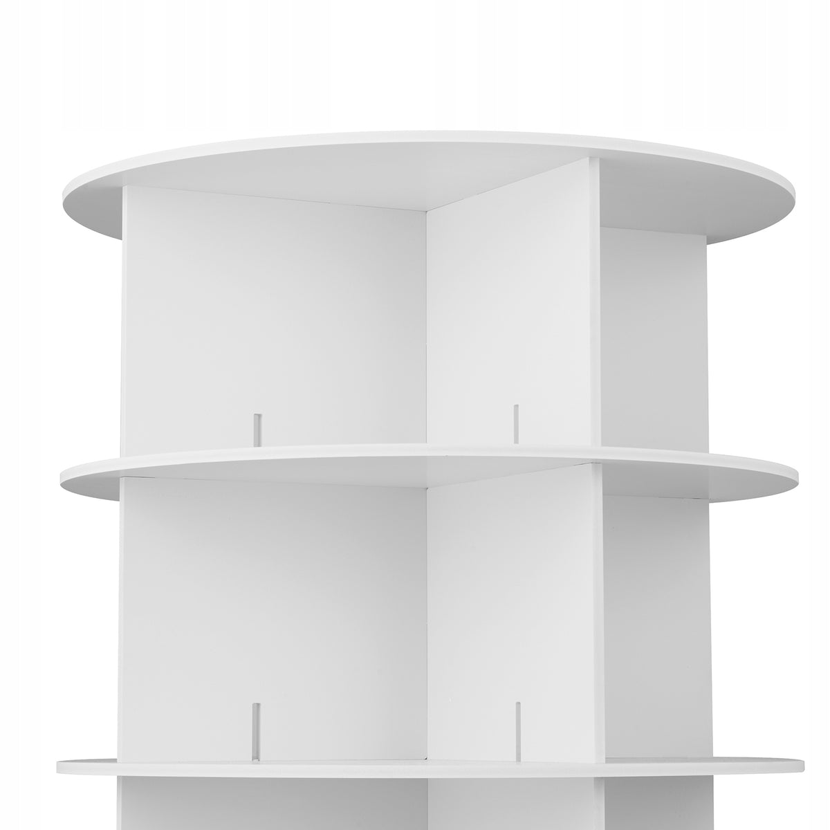 PROFESSIONAL VEVOR ROTATING SHOE RACK 7 TIERS FOR 28 PAIRS OF SHOES WHITE