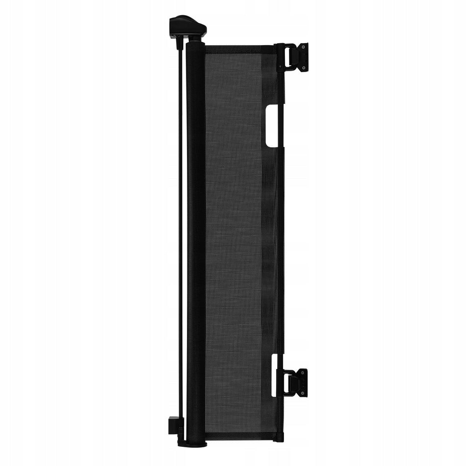 VEVOR RETRACTABLE STAIR GATE 185 CM FOR CHILD PET BLACK STRONG
