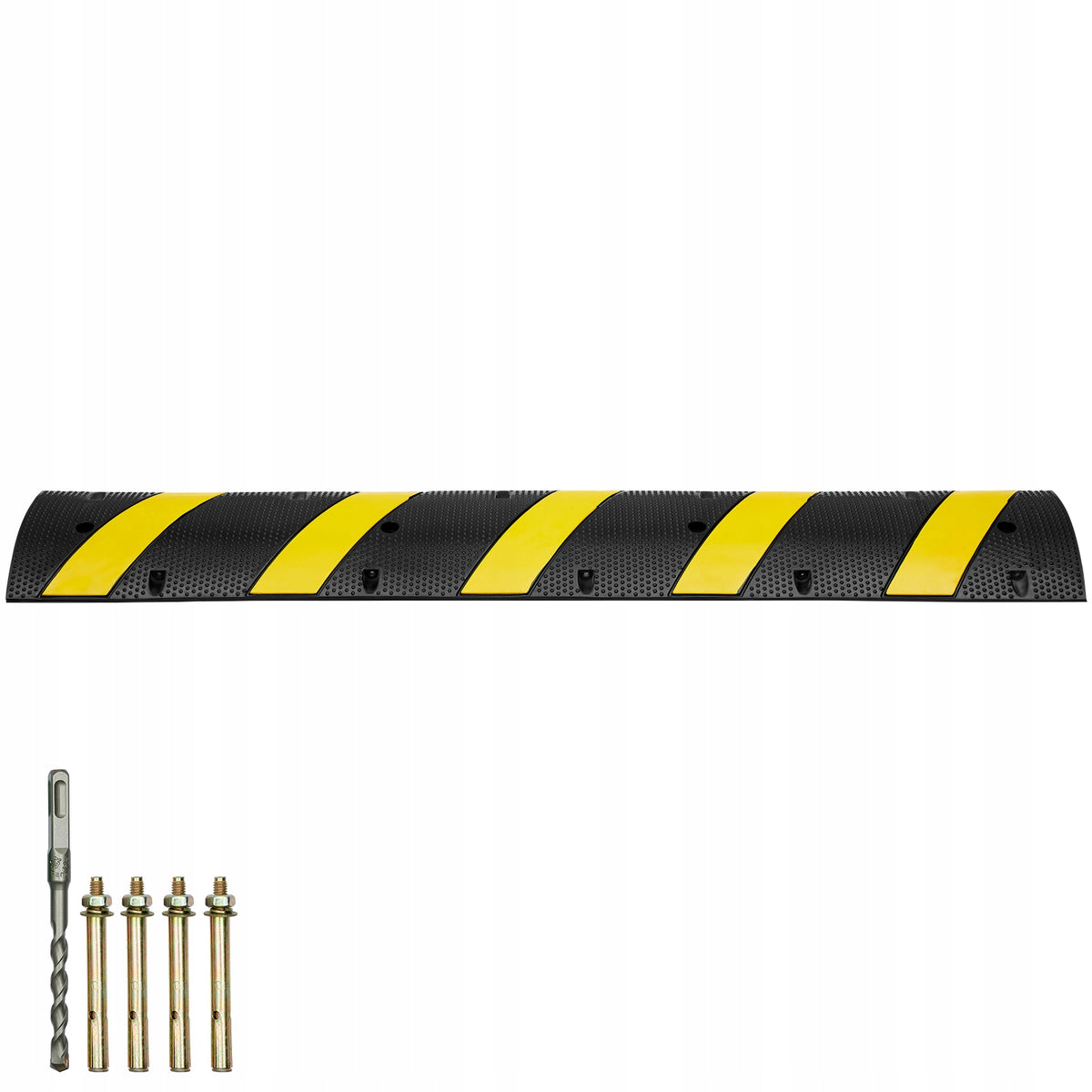 VEVOR PROFESSIONAL 2-CHANNEL CABLE PROTECTOR RAMP HEAVY DUTY RUBBER