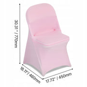 VEVOR CHAIR COVERS 50 PCS STRETCH CHAIR COVERS PINK FOR CHAIRS