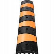 VEVOR RUBBER DOUBLE CABLE COVER 2-CHANNEL 72.8 22000LBS BLACK-YELLOW