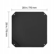 VEVOR OUTDOOR AIR CONDITIONER COVER 710X710MM WATERPROOF BLACK