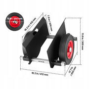 VEVOR Slab Dolly 453.6 kg Sheet Transporter with Rubber Wheels Adjustable