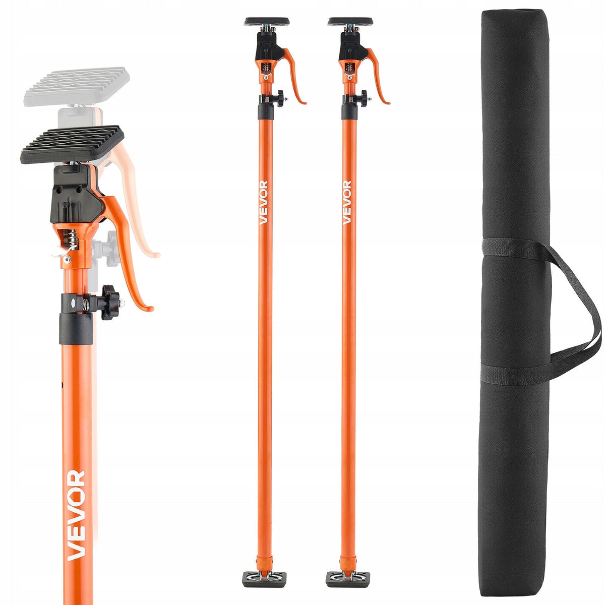 VEVOR ONE-HANDED CEILING SUPPORT TELESCOPIC 2 PCS 125-291 CM HEAVY-DUTY