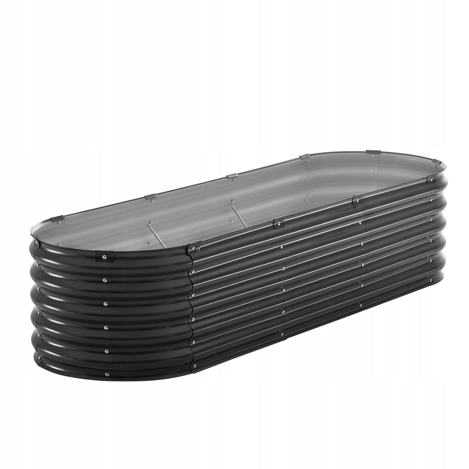VEVOR METAL RAISED PLANTER 1190X595X420MM GALVANIZED STURDY PLANTER