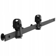 VEVOR 132 cm Heavy Duty Sliding Barn Door Hardware Kit Black