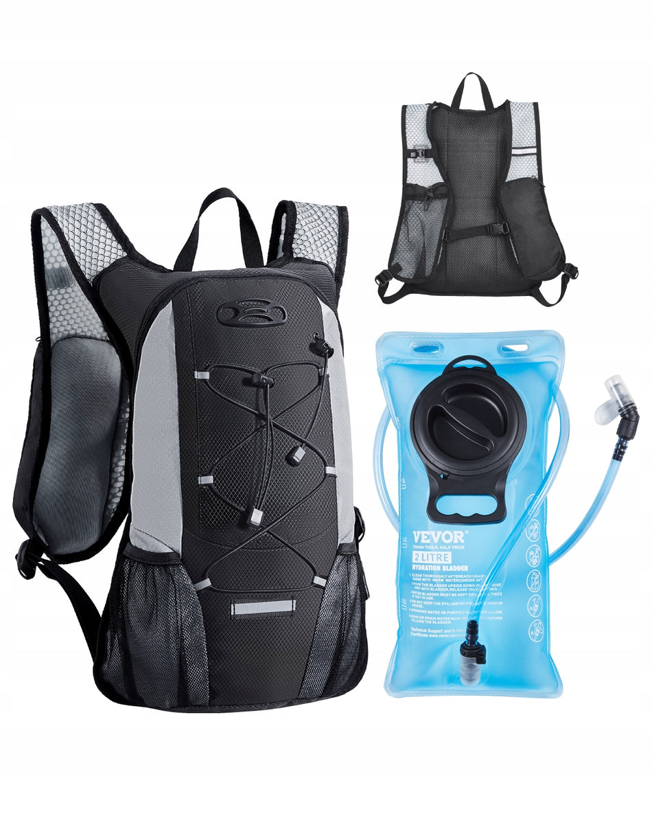 VEVOR HYDRATION BACKPACK 8L INSULATED WITH 2L BLADDER WATERPROOF