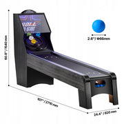 PROFESSIONAL VEVOR 9 FT ROLL AND SCORE LED ARCADE TABLE