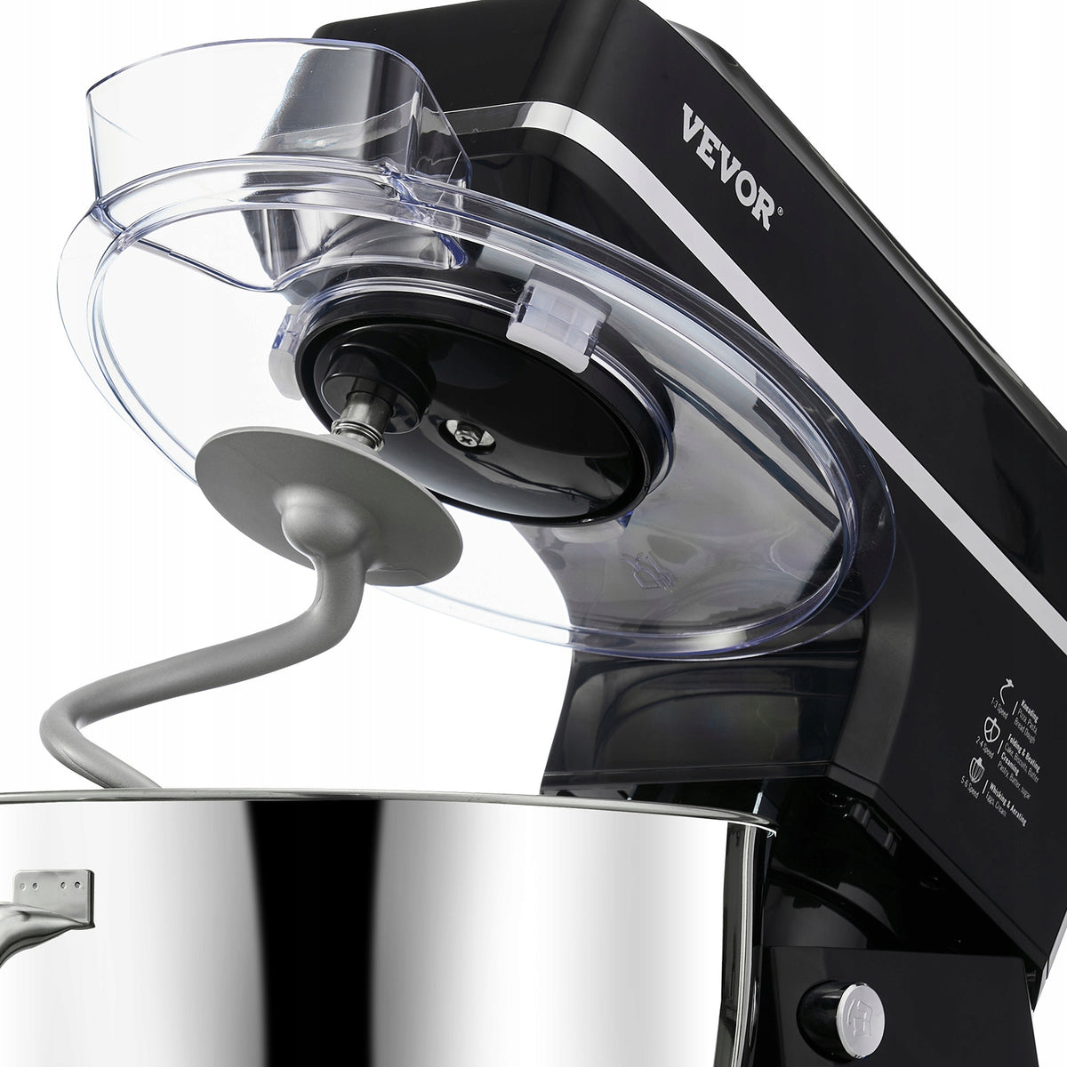 VEVOR 1400W 7.84L 6-SPEED PROFESSIONAL STAND MIXER WITH HEAD