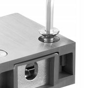 VEVOR SQUARE GLASS CLAMP 4 PCS STAINLESS STEEL 8-12MM PREMIUM