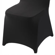 VEVOR CHAIR COVERS 150 PCS BLACK WASHABLE REMOVABLE ELASTIC