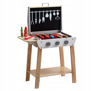 VEVOR WOODEN TOY GRILL FOR CHILDREN 21 PIECE PREMIUM SET FOR