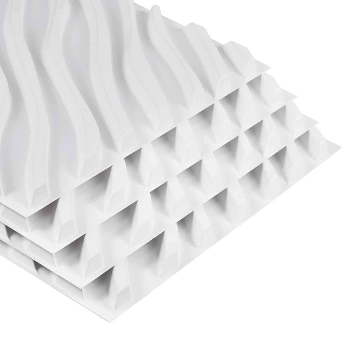 VEVOR 3D WALL PANELS SET OF 12 PIECES 50X50 CM STRONG MODERN DESIGN