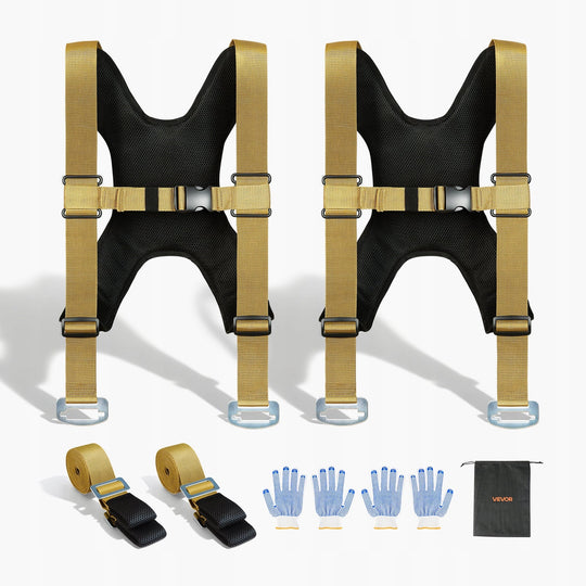 VEVOR PROFESSIONAL LIFTING STRAPS 453.6 KG CAPACITY ADJUSTABLE