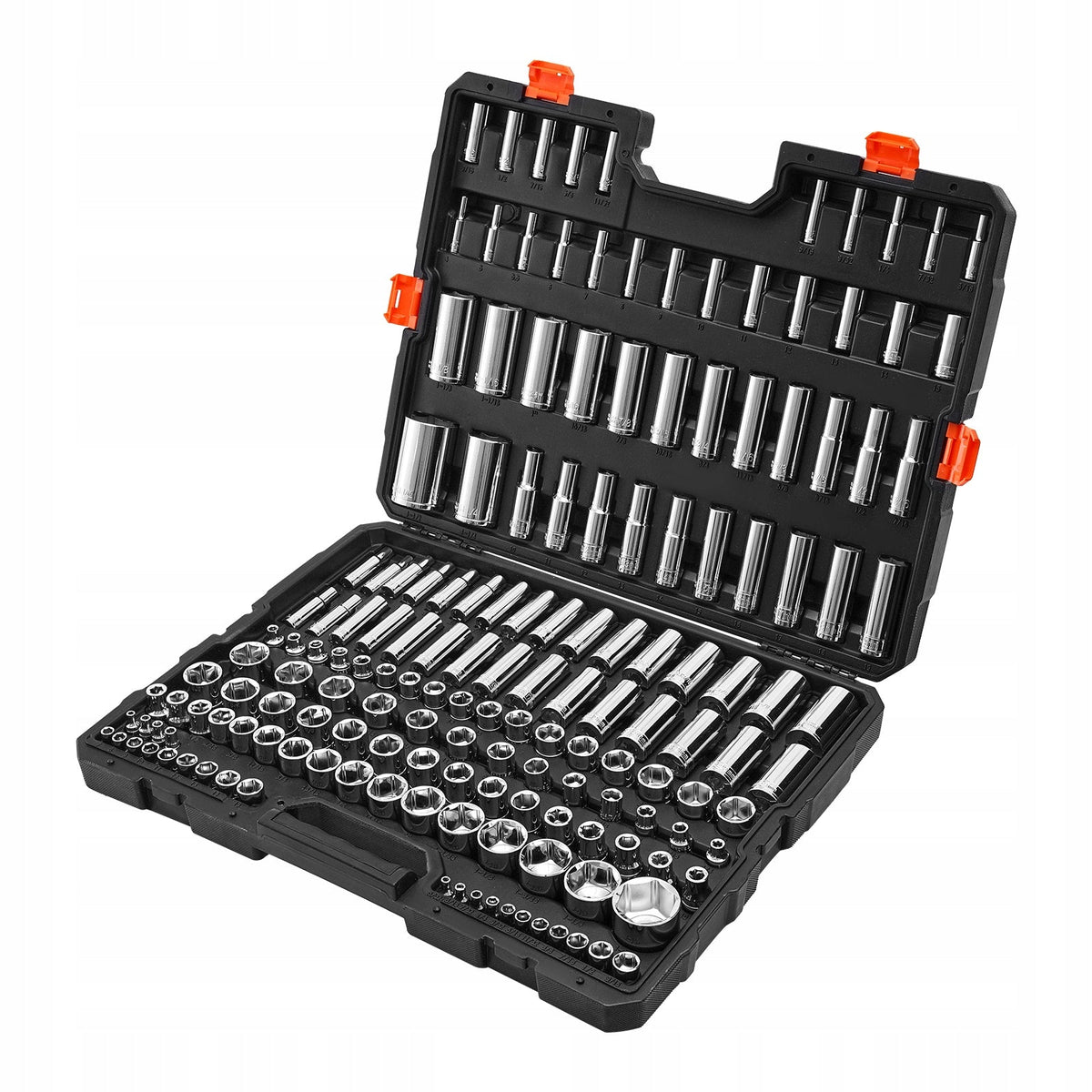 VEVOR PREMIUM SOCKET WRENCH SET 163 PIECES 3/8 1/4 1/2 INCH SOLID