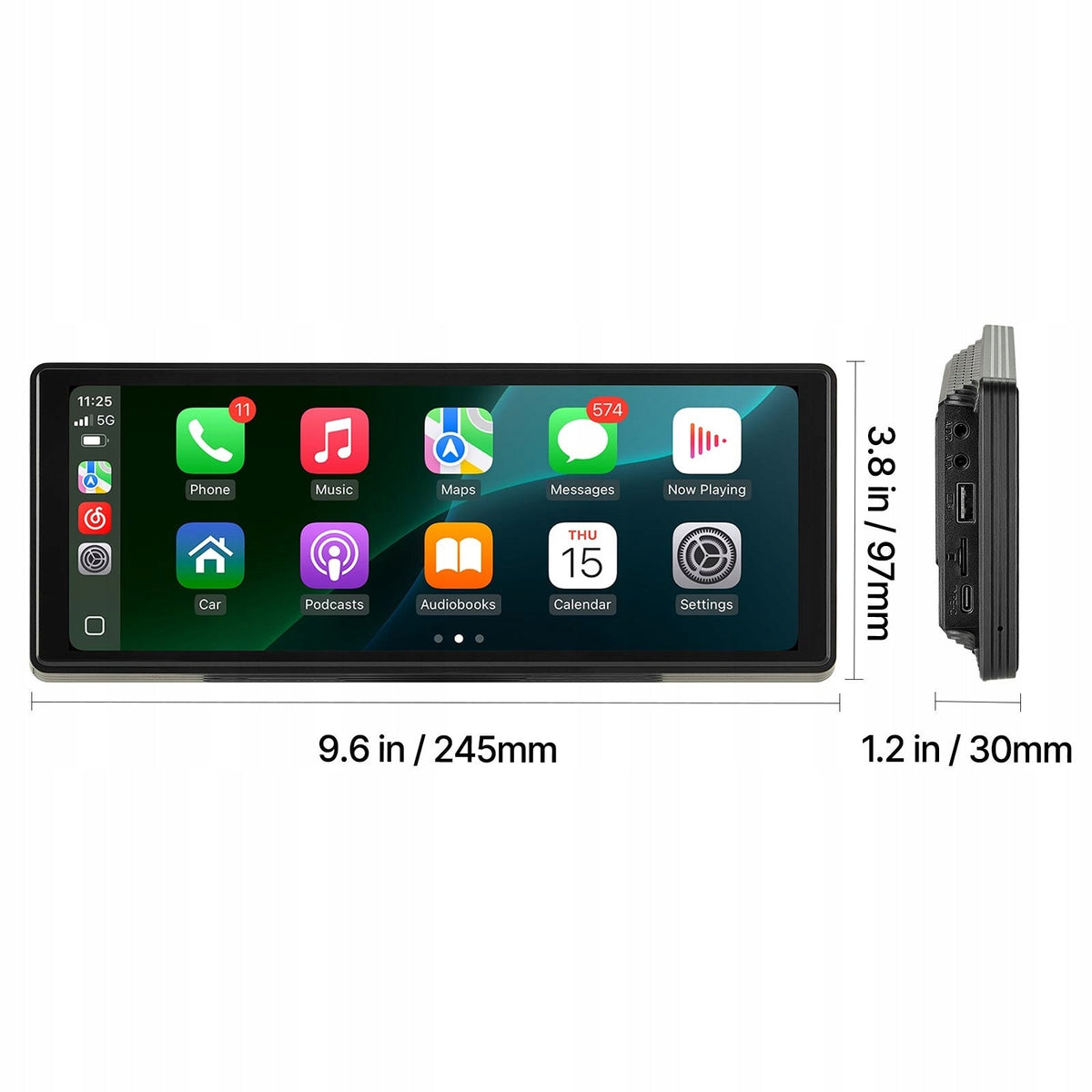 VEVOR 10 INCH WIRELESS CAR RADIO TOUCHSCREEN APPLE CARPLAY