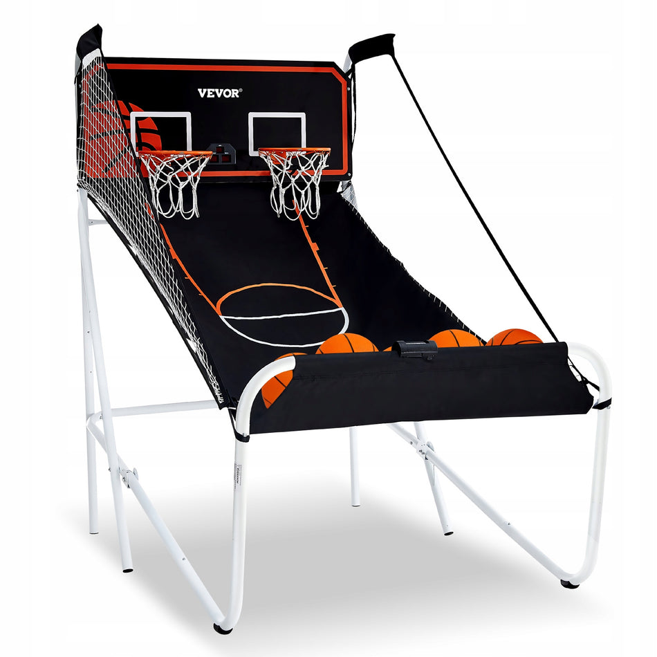 VEVOR FOLDABLE INDOOR BASKETBALL GAME 2 PLAYERS 8 MODES ELECTRONIC