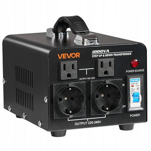 VEVOR POWER TRANSFORMER 1000VA STEP-UP AND STEP-DOWN VOLTAGE