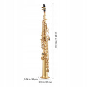 VEVOR SOPRANO SAXOPHONE Bb 23 KEYS BEGINNER KIT DURABLE