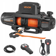 VEVOR ELECTRIC WINCH 6100 KG 12V DC SYNTHETIC ROPE IP67 PREMIUM