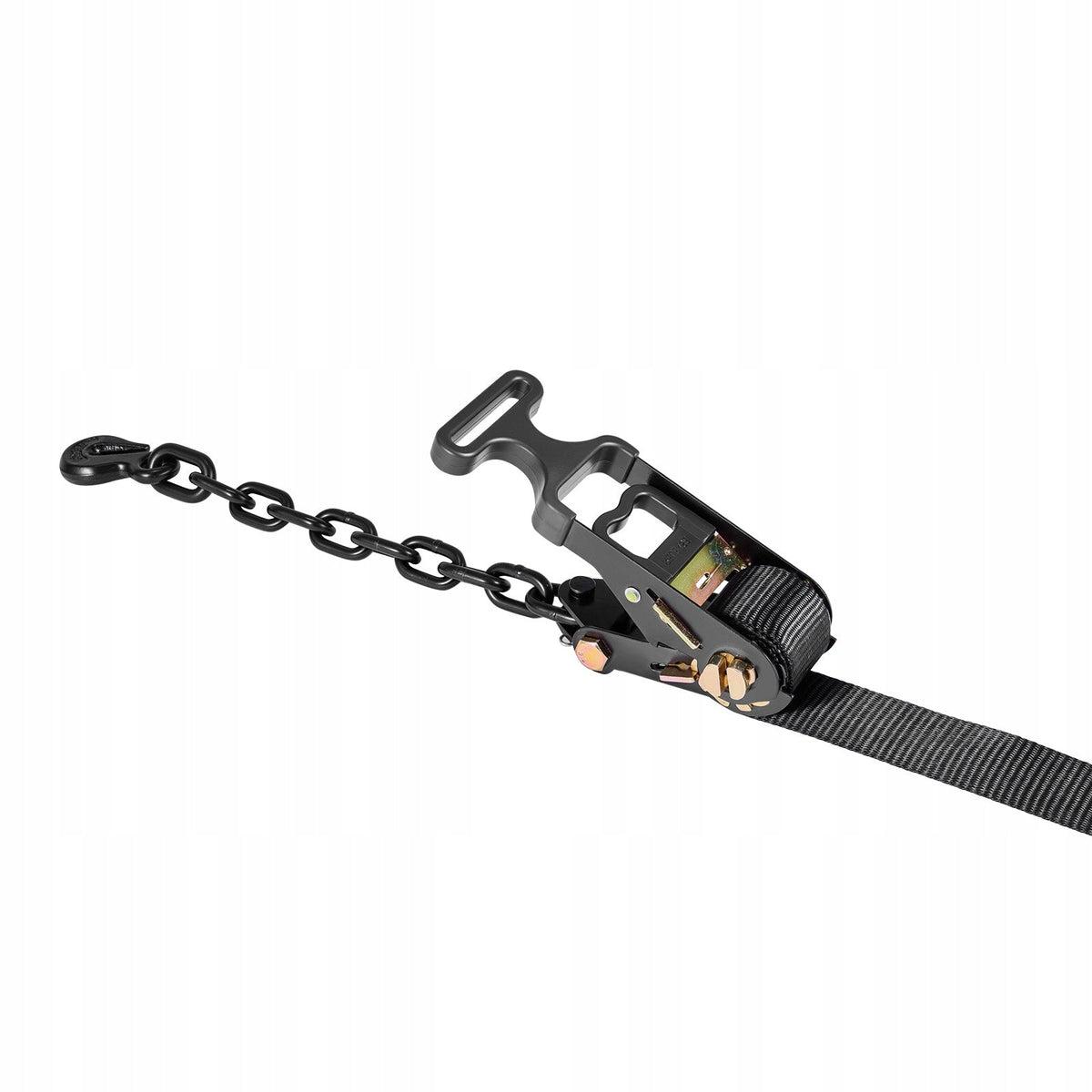 VEVOR 50.8 X 3048 MM WHEEL TIE-DOWN STRAP WITH HEAVY-DUTY HOOKS STRONG AND DURABLE