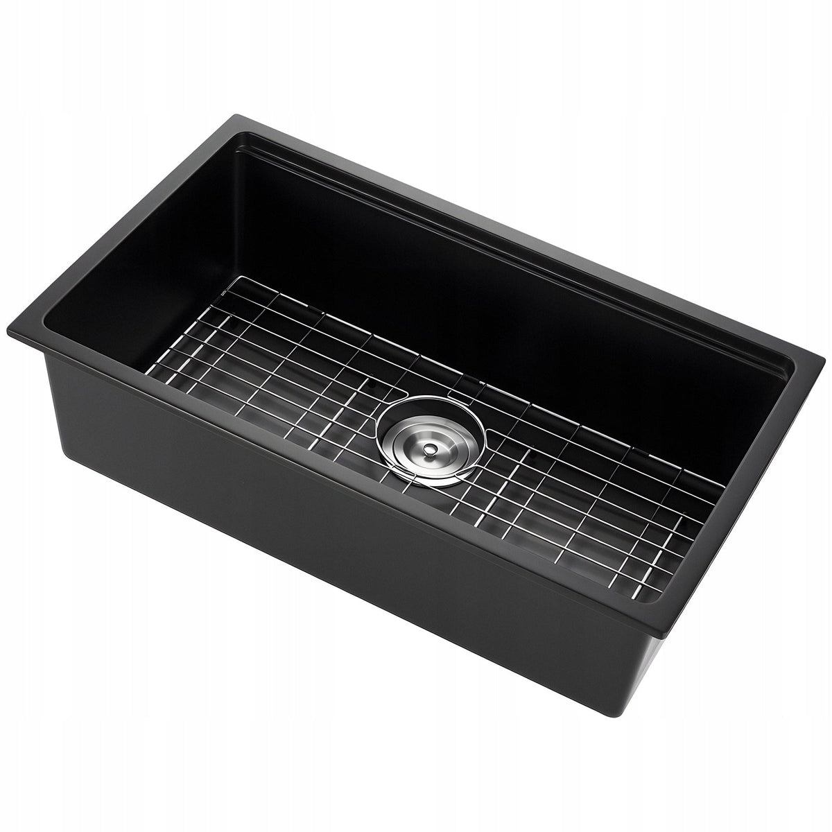 GRANITE KITCHEN SINK VEVOR 762X457X230 MM UNDERMOUNT BLACK PREMIUM