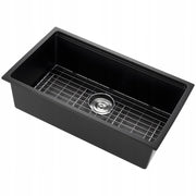 GRANITE KITCHEN SINK VEVOR 762X457X230 MM UNDERMOUNT BLACK PREMIUM