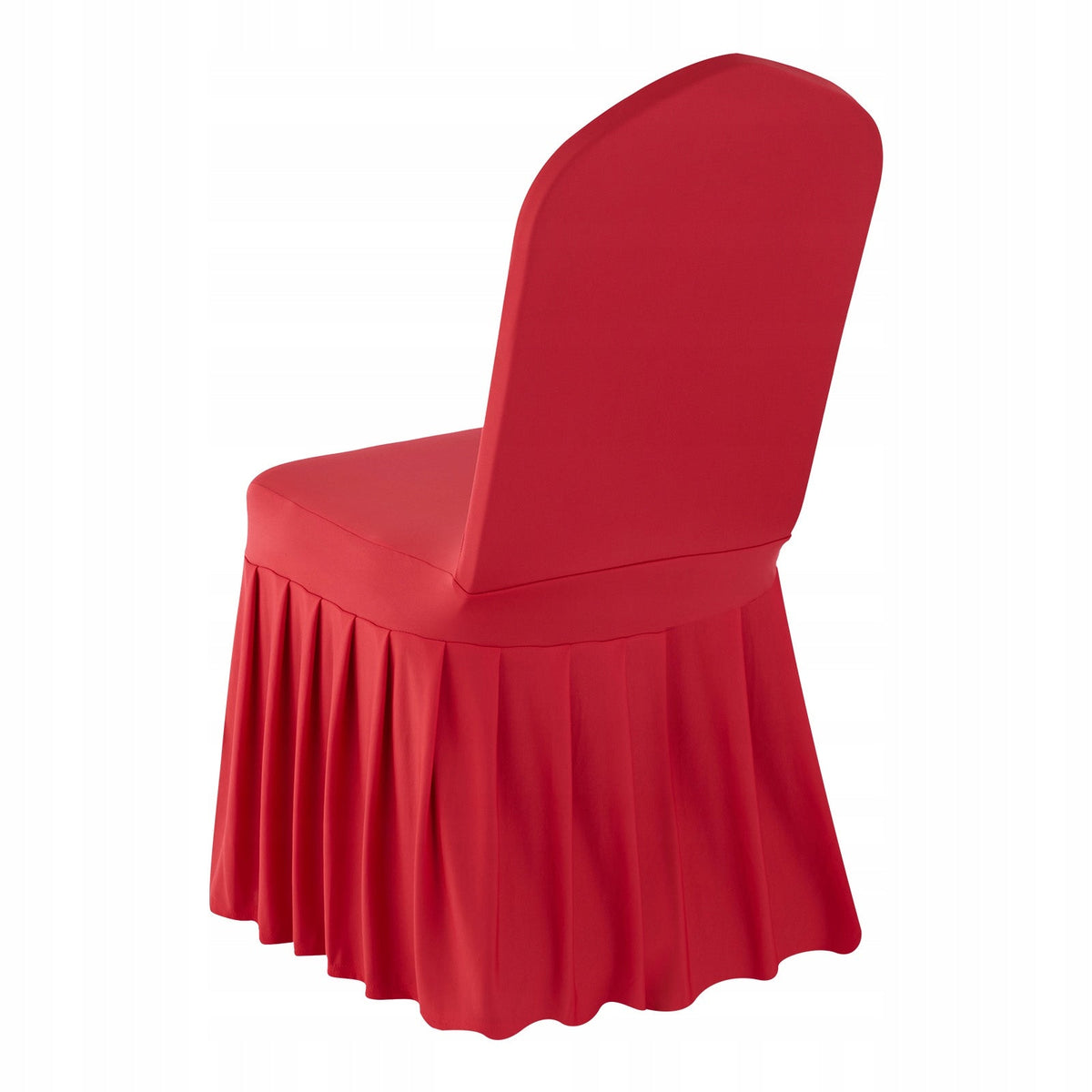 VEVOR CHAIR COVERS 30 PCS RED STRETCH WASHABLE FLAT