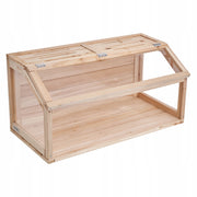 VEVOR WOODEN HAMSTER CAGE 270 DEGREE VIEW 40IN STURDY & EASY