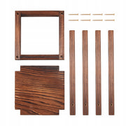 VEVOR 24X WOODEN LED CANDLE LANTERNS WOOD AND PLASTIC SET