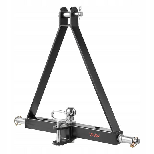 VEVOR 3 POINT HITCH WITH 2 INCH RECEIVER HEAVY DUTY SOLID 6000LBS