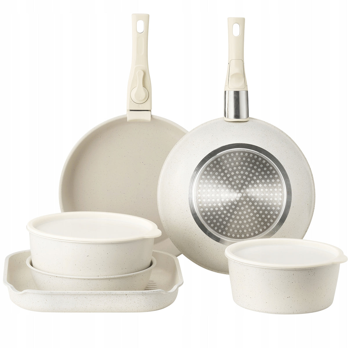 VEVOR 17-Piece Non-Stick Induction Pot and Pan Set